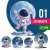 Kliparty Astronauta Png kosmos