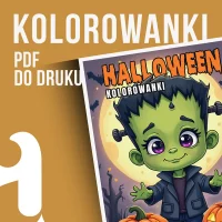 Kolorowanki Halloween Do Druku Dynie Straszne Duchy Dla Dzieci