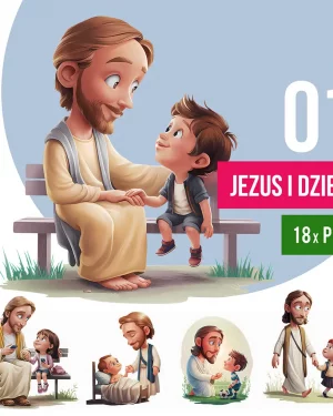 Cliparty PNG Jezus i Dzieci - Grafiki do Druku