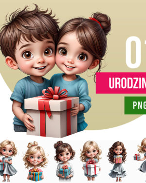 Urodziny Kliparty PNG grafiki 300 dpi