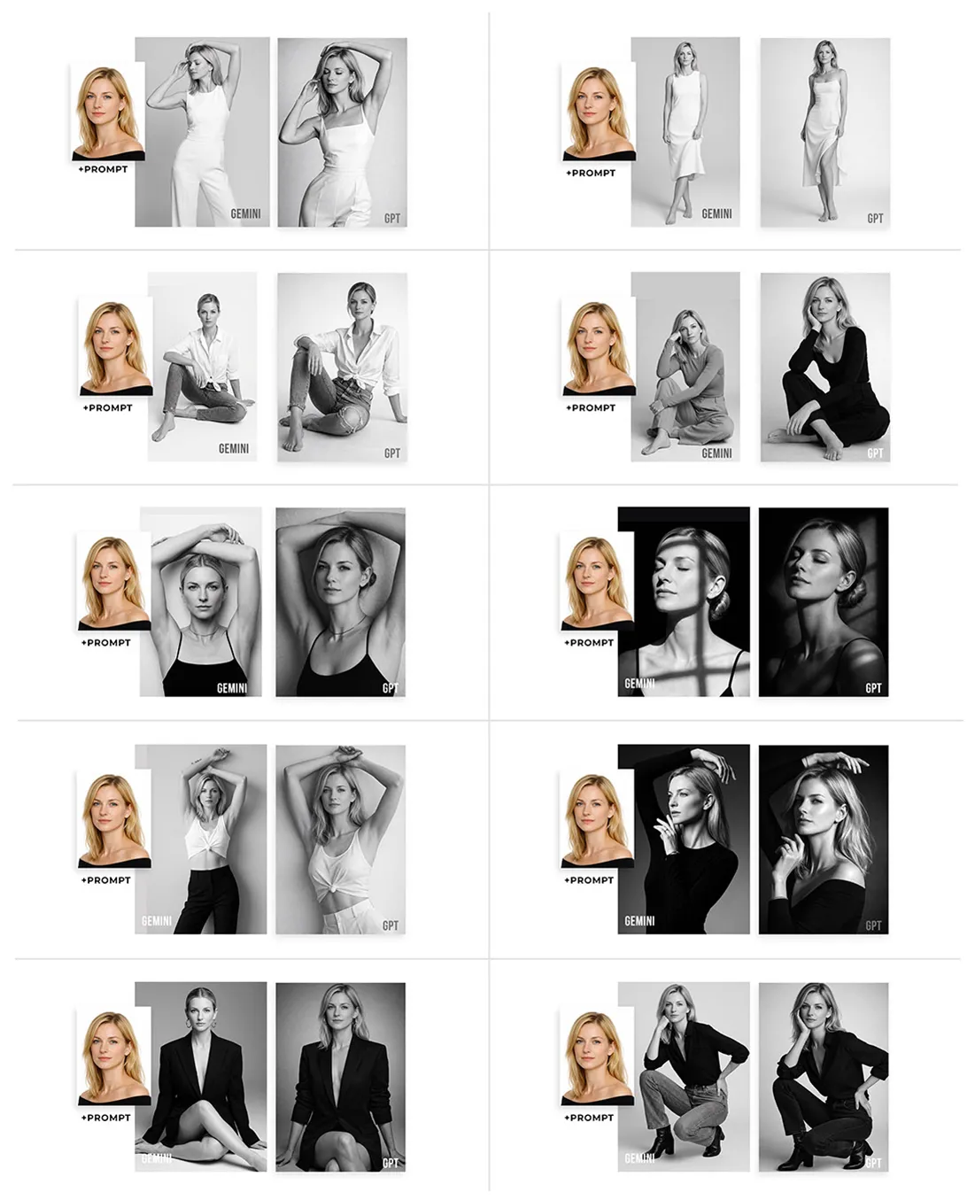 Prompty Sesja Kobieca AI Studio BW – Nano Banana & ChatGPT