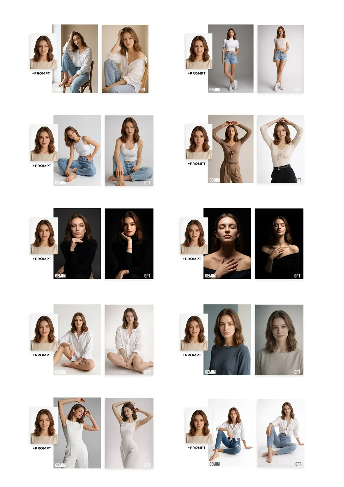 Prompt AI zestaw– Fotografia Portretowa Kolor | 120+ Promptów Nano Banana & ChatGPT