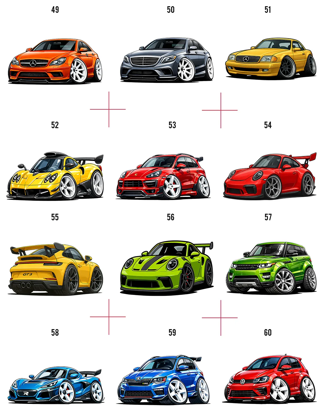  Sportowe auta Mercedes Pagani Porsche Rimac Skoda