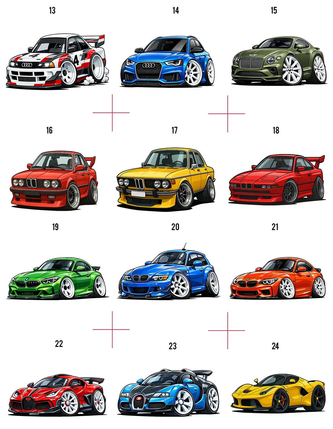 Europejskie Samochody Sportowe auta bugatti bmw bentley