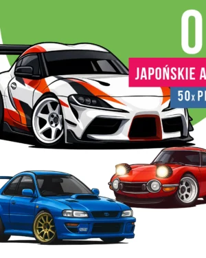 Japońskie samochody sportowe Clipart PNG Drift Legendarne auta