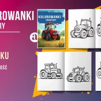 Kolorowanki Traktory do Druku Ciągniki Dla Dzieci 4-5 lat