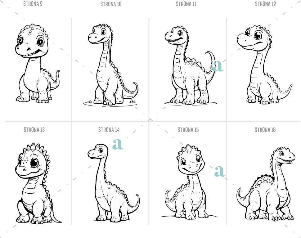 Kreatywna Zabawa dla dzieci Kolorowanka online z Dinozaurami