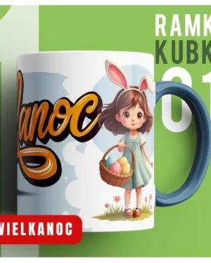 Wielkanoc Projekty na Kubki - Szablony PSD do Pobrania