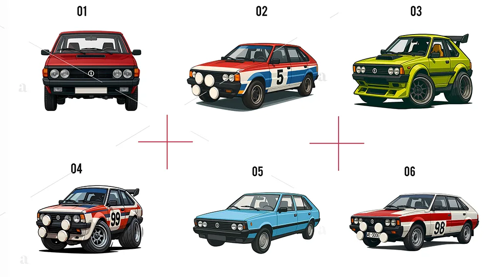 Polonez FSO Grafiki PNG Klasyk Motoryzacji PRL Poldek