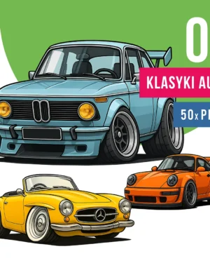 Zabytkowe samochody europejskie grafiki PNG Retro Auta