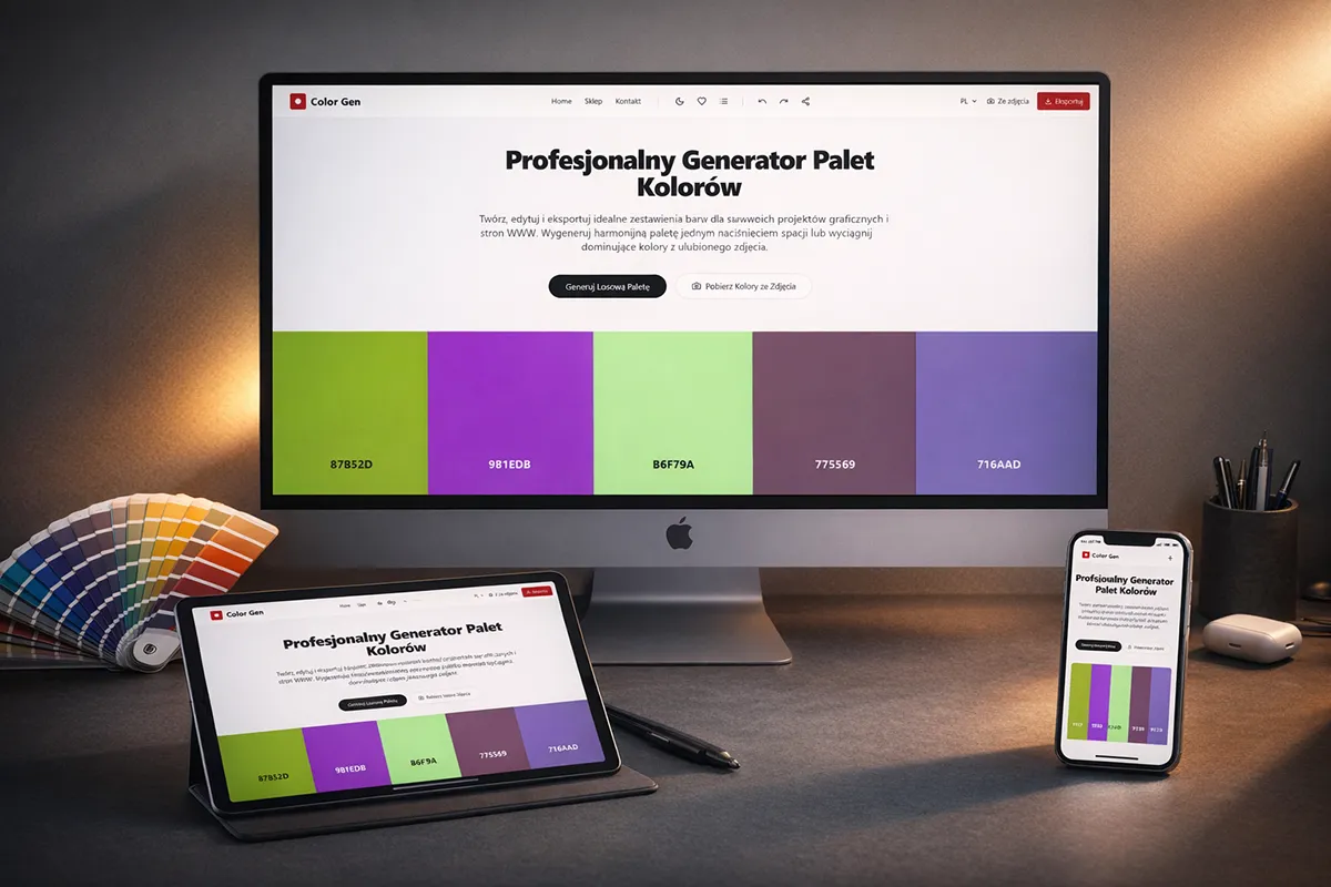darmowy Generator palet kolorów online free