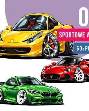 Europejskie Samochody Sportowe - Cliparty PNG Kolekcja