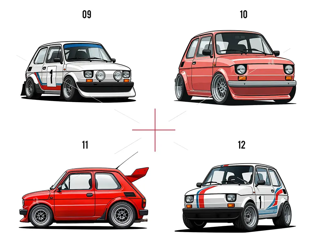 Fiat 126p polski samochód auto tunning race wikipedia sport