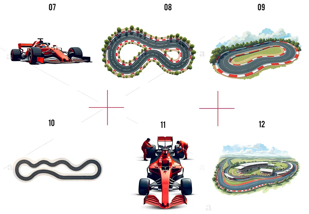 Formuła 1 Grafiki PNG F1 dla fanów Wyścigów