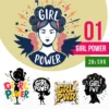 girl power sila kobiet grafiki svg png moc dziewczyn kopia