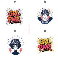 Kliparty Girl Power SVG – Siła Kobiet w Projektach Wektorowe Grafiki