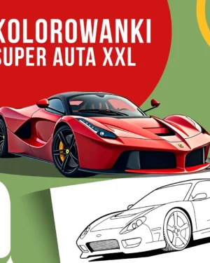 Kolorowanki dla Zajętego Taty super auta sportowe
