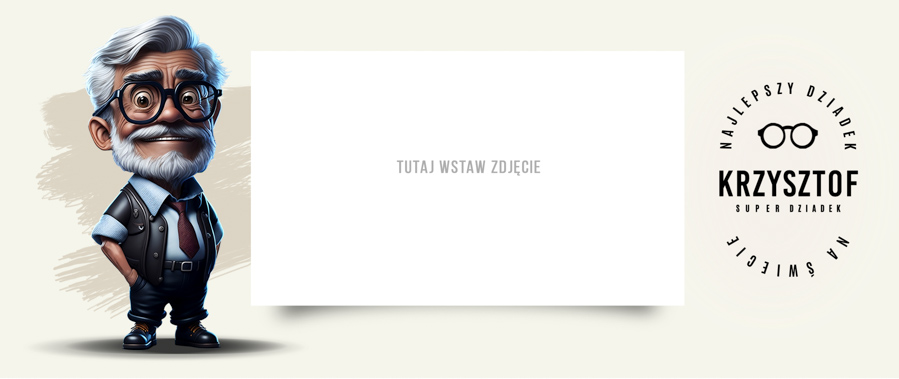 kreator online Najlepsze szablony projektów na dzień dziadka: Stwórz unikalny foto kubez ze zdjęciem