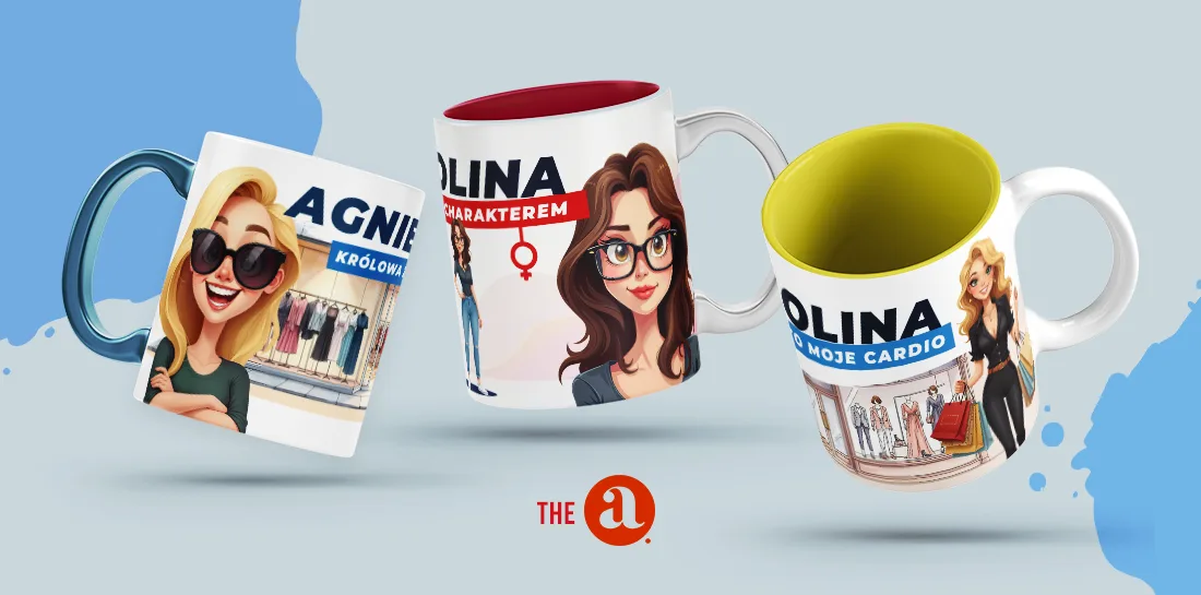 Kubki Imiona - Projekty PSD do Sublimacji dla Poligrafii