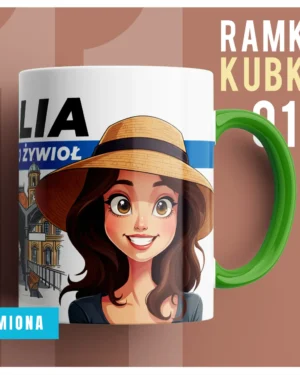 Kubki Imiona - Projekty PSD do Sublimacji dla Poligrafii