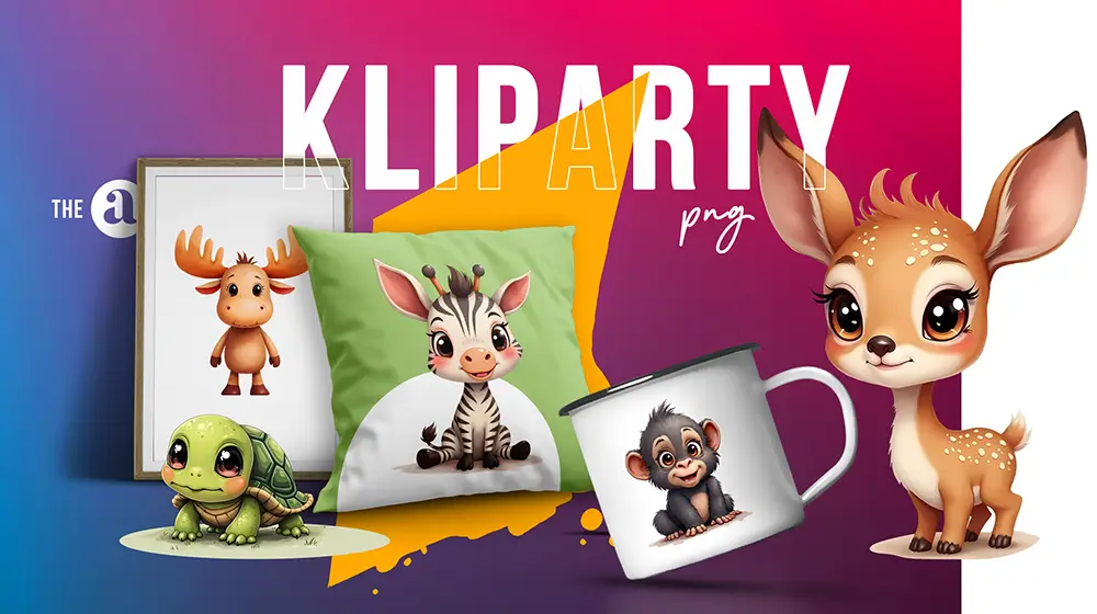 Słodkie Zwierzęta Grafiki PNG – Dla Małych i Dużych Projektów