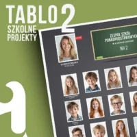 Tablo Szkolne Wzory Dvd 2 Klasowe i Absolwentów szablony A2