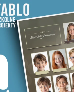 tablo ze zdjec kolaż szkola podstawowa personalizowane