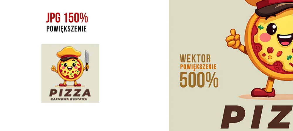 Wektoryzacja logo grafik zmiana jpg bitmapa rastrowa na wektor